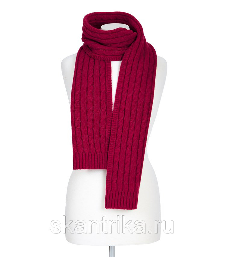 Шарф с косами от интернет-магазина натурального трикотажа "SKANTRIKA"